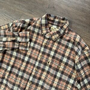 Buffalo Jackson Trading Co Plaid Flannel Shirt Multicolor Sz L Cotton Outdoors